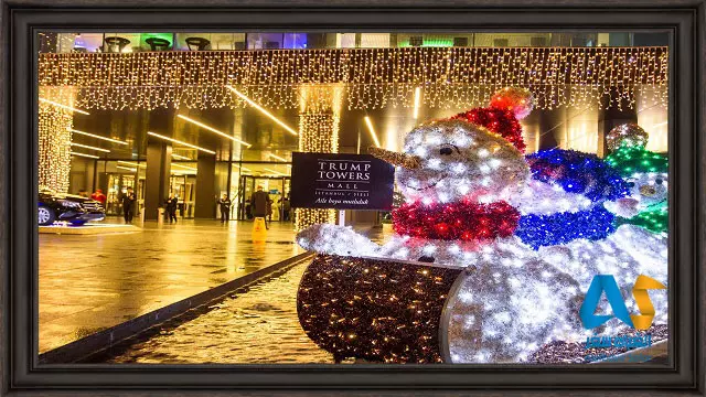 تزئینات در جشن کریسمس و آغاز ژانویه در استانبول