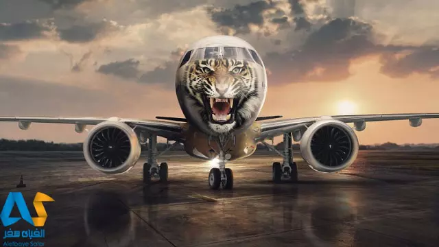 هواپیمای جدید شرکت embraer با شکل ببر