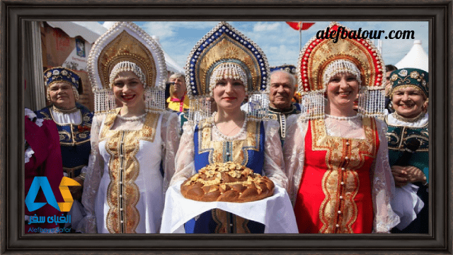 جشن و فرهنگ لباس مردم روسیه