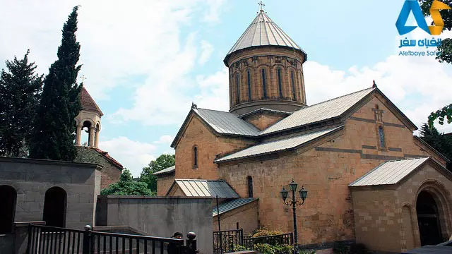 نمای خارجی کلیسای سیونی، قدیمی ترین کلیسای جهان در تفلیس