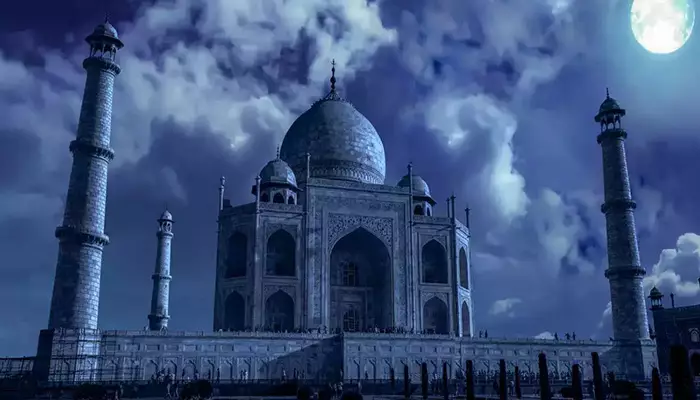 تاج محل در شب