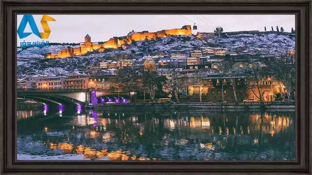 نمایی کامل از شهر تفلیس پایتخت گرجستان