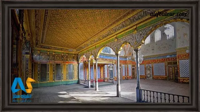 معماری داخلی کاخ توپکاپی استانبول