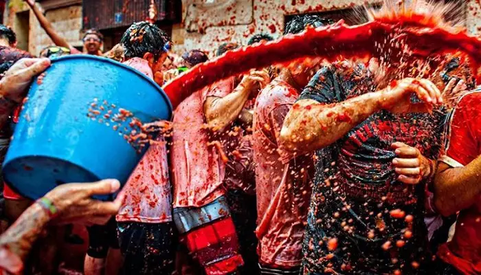 فستیوال گوجه فرنگی در اسپانیا